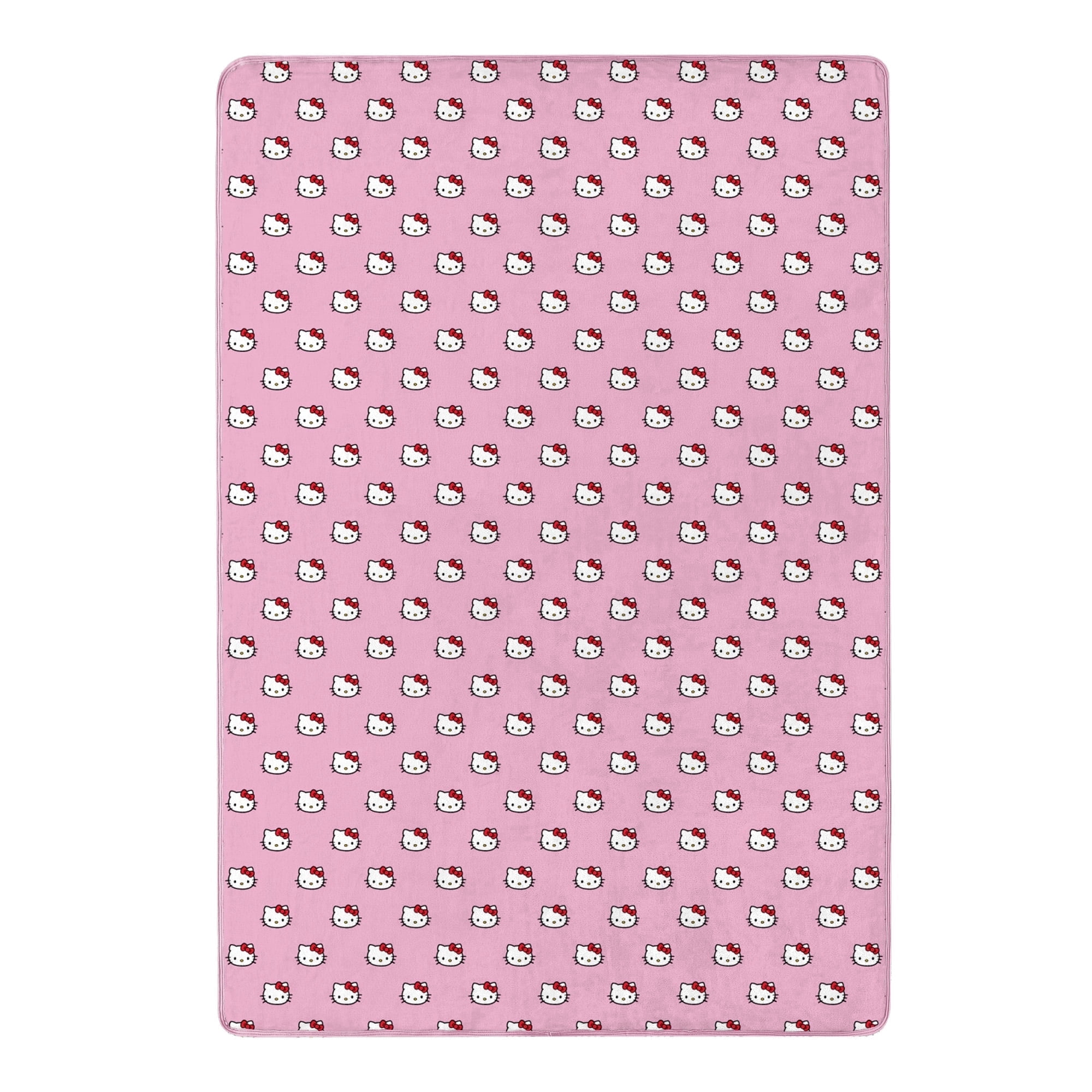 Hello Kitty Cute Little Bows Cloud Throw Blanket 60x90 inches
