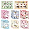 thumbnail image 1 of Hello Kitty DIY Face Stickers, 24 Sheets Hello Kitty DIY Stickers with 8 Styles for Hello Kitty Birthday Party Supplies, DIY Hello Kitty Stickers Birthday Decoration Gifts, 1 of 8
