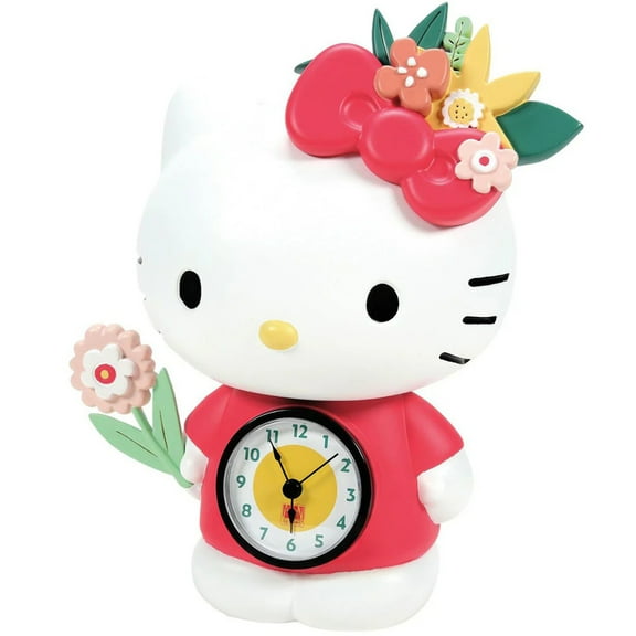Hello Kitty Desk Clock 9.91"