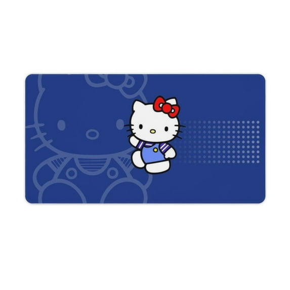 Hello Kitty Desk Mat, Large Desk Pad Large Mouse Pad Desk Accessories Desk Pad Mat for Office Computer Keyboard Laptop Mouse Desk Pads