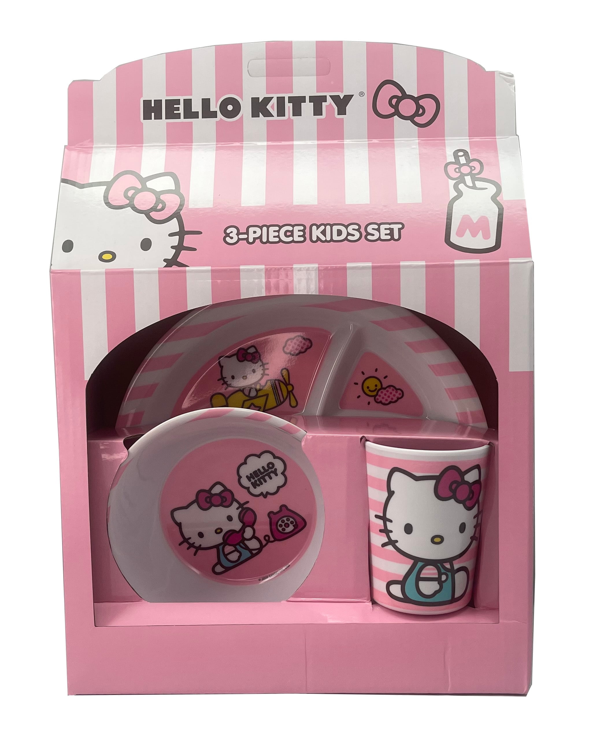 ゆ*)様 【希少】Hello Kitty 家具 食器棚セット ピンク Hello Kitty Dinnerware 3 Piece Set - Walmart.com