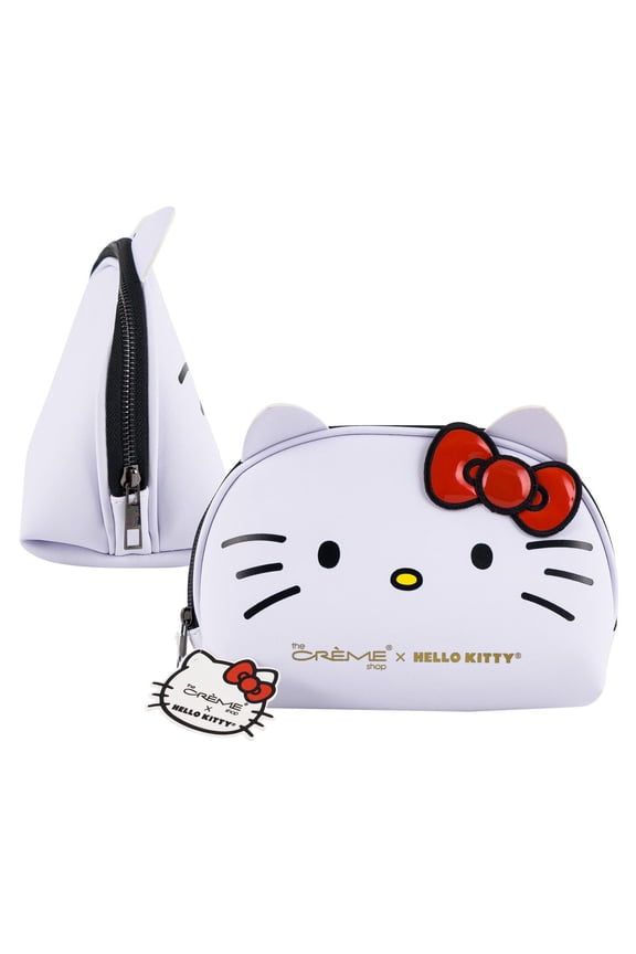 Dome Travel Make Up Pouch/Bag- red bow