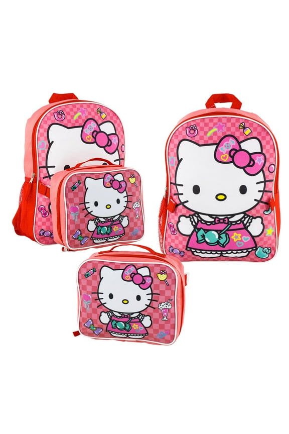 Dresses 16 inches Backpack With Matching Lunch Bag Set- 99158