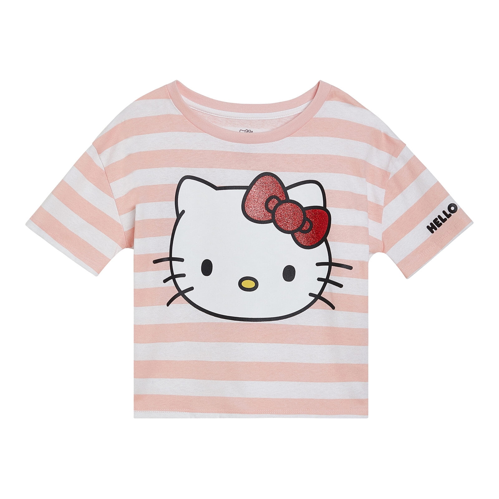 Hello Kitty Drop Shoulder T-Shirt Little Kid to Big Kid