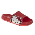 thumbnail image 1 of Hello Kitty Dual Sizes Girls Slides. (Little Kids Big Kids), Red, 4-5, 1 of 8
