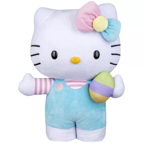 Hello Kitty Easter Greeter Plush Decoration by Gemmy, 17 Inch Holiday Decor