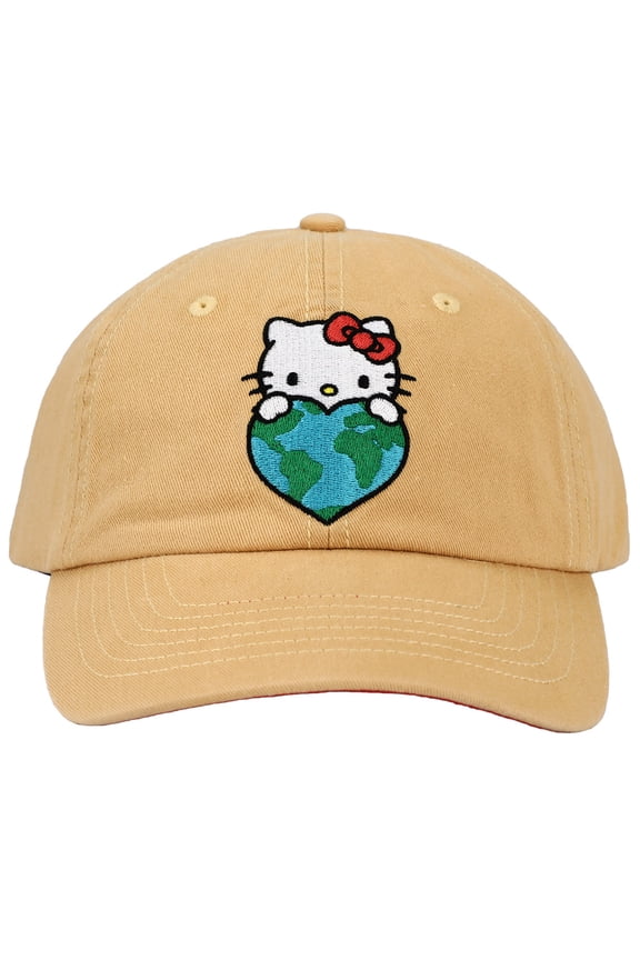 Hello Kitty Adult Unisex Embroidered Canvas Cotton Twill Hat
