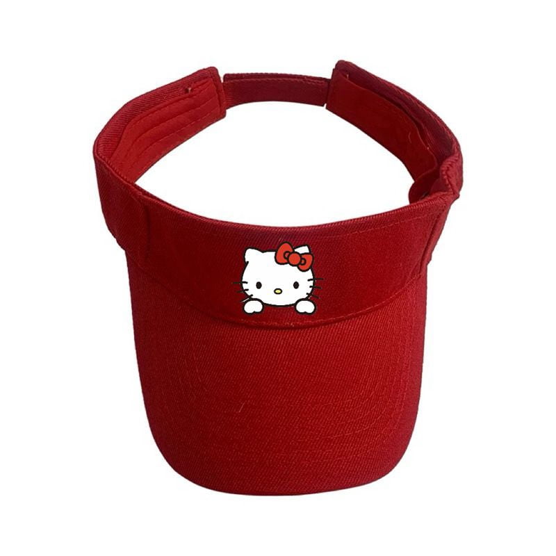 Hello Kitty Empty Hat Sanrio Cute Kawaii Cartoon Anime Outdoor Cycling ...