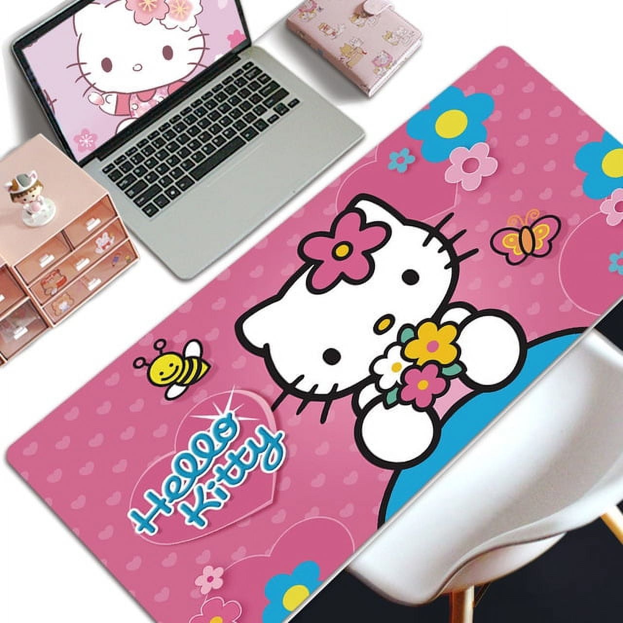 Hello Kitty Extra Large Mouse Pad Cartoon for Girls Office Student Dormitory Table Pads 2024 New