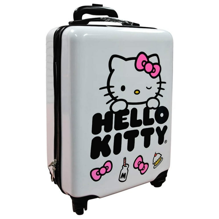CASTELBAJAC Hello Kitty ケース Hello Kitty Face - 18 Hard Sided w/4 Spinner Wheels Luggage