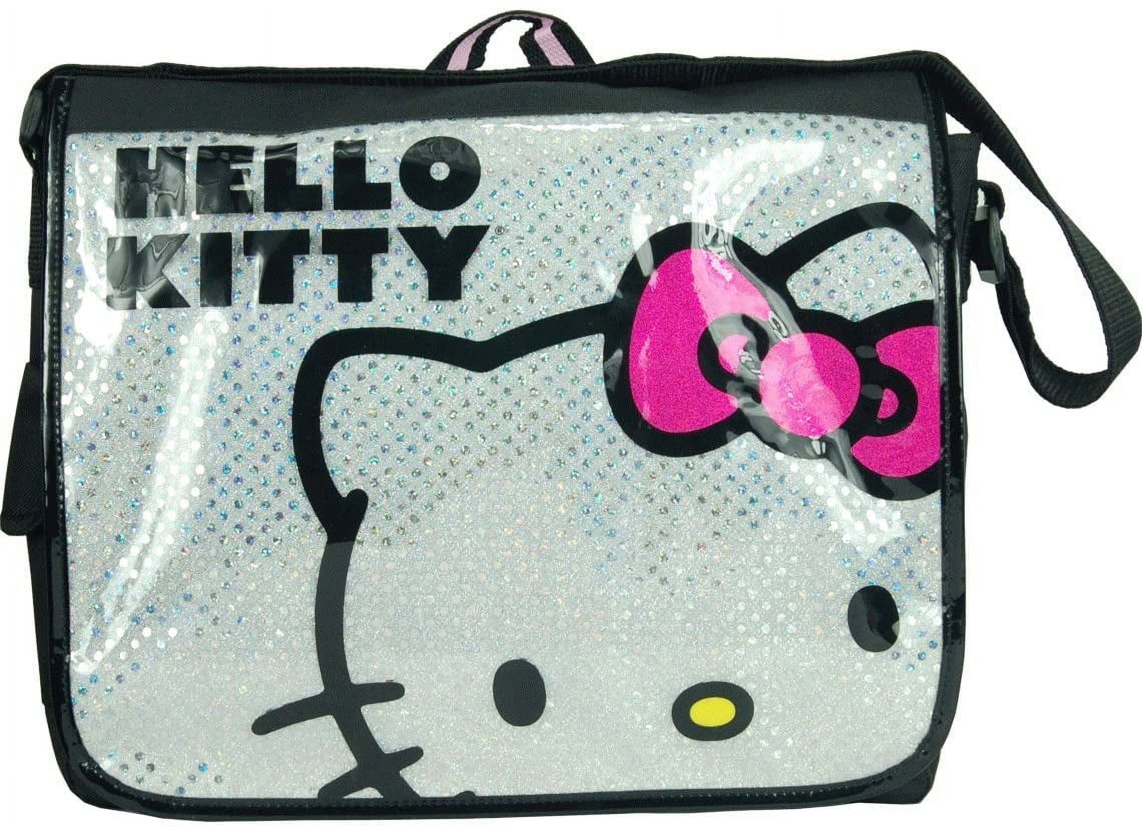 Hello Kitty Face Messenger Bag - White 