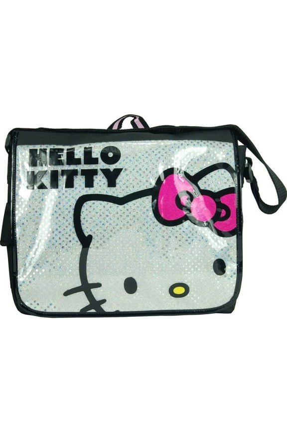 Face Messenger Bag - White