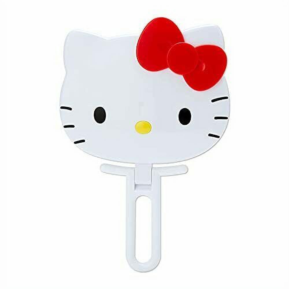 Hello Kitty Face Type Hand Mirror / Folding Official Kawaii Japan New ...