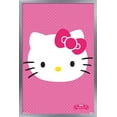 thumbnail image 1 of Hello Kitty - Face Wall Poster, 14.725" x 22.375", Framed, 1 of 6