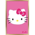 thumbnail image 1 of Hello Kitty - Face Wall Poster, 22.375" x 34", Framed, 1 of 6