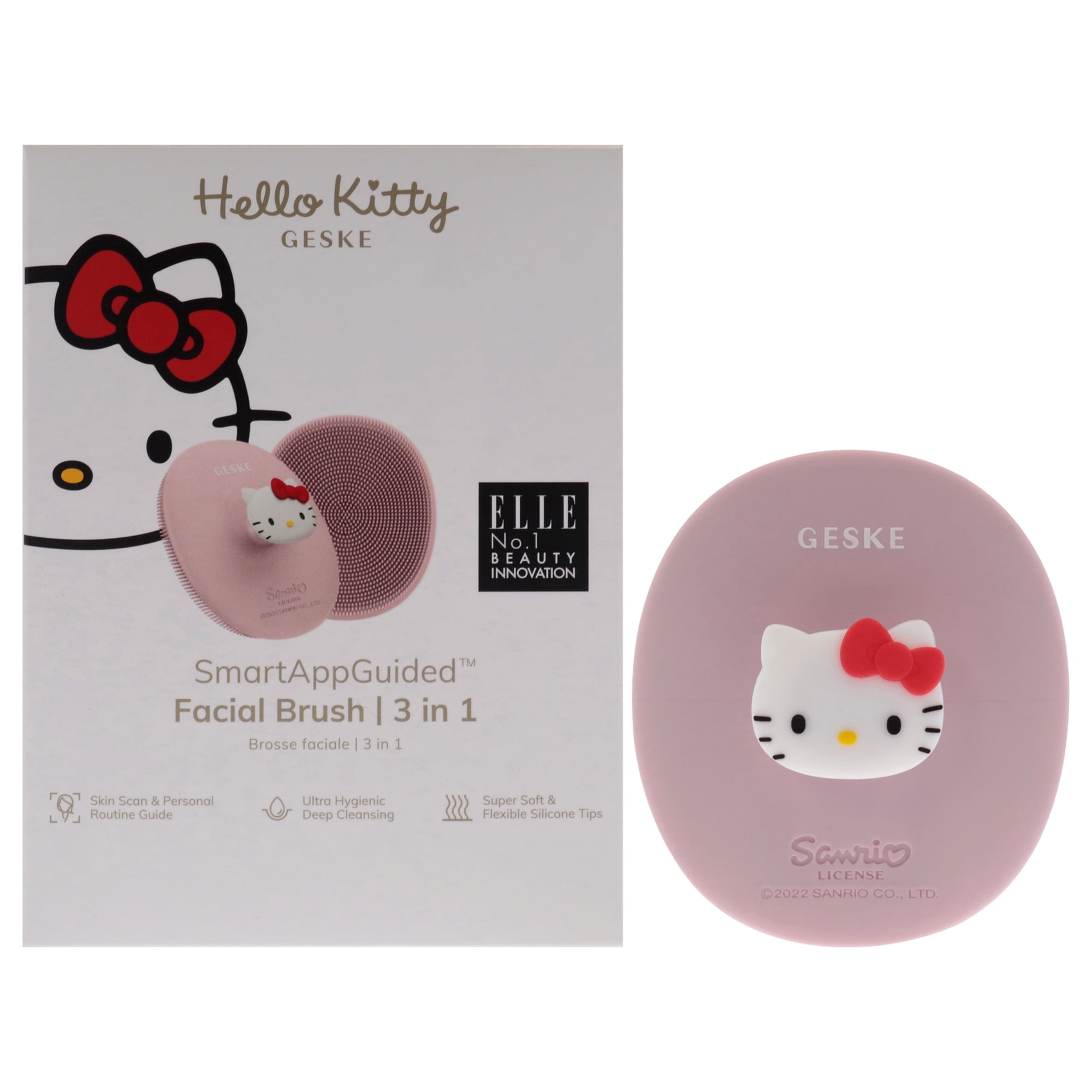 Hello Kitty Facial Brush 3 in 1 - Pink by Geske for Women - 1 Pc Brush ...