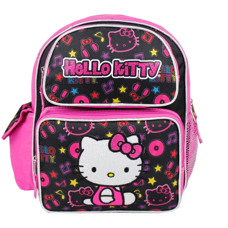 Hello Kitty Female Small School Backpack, Black