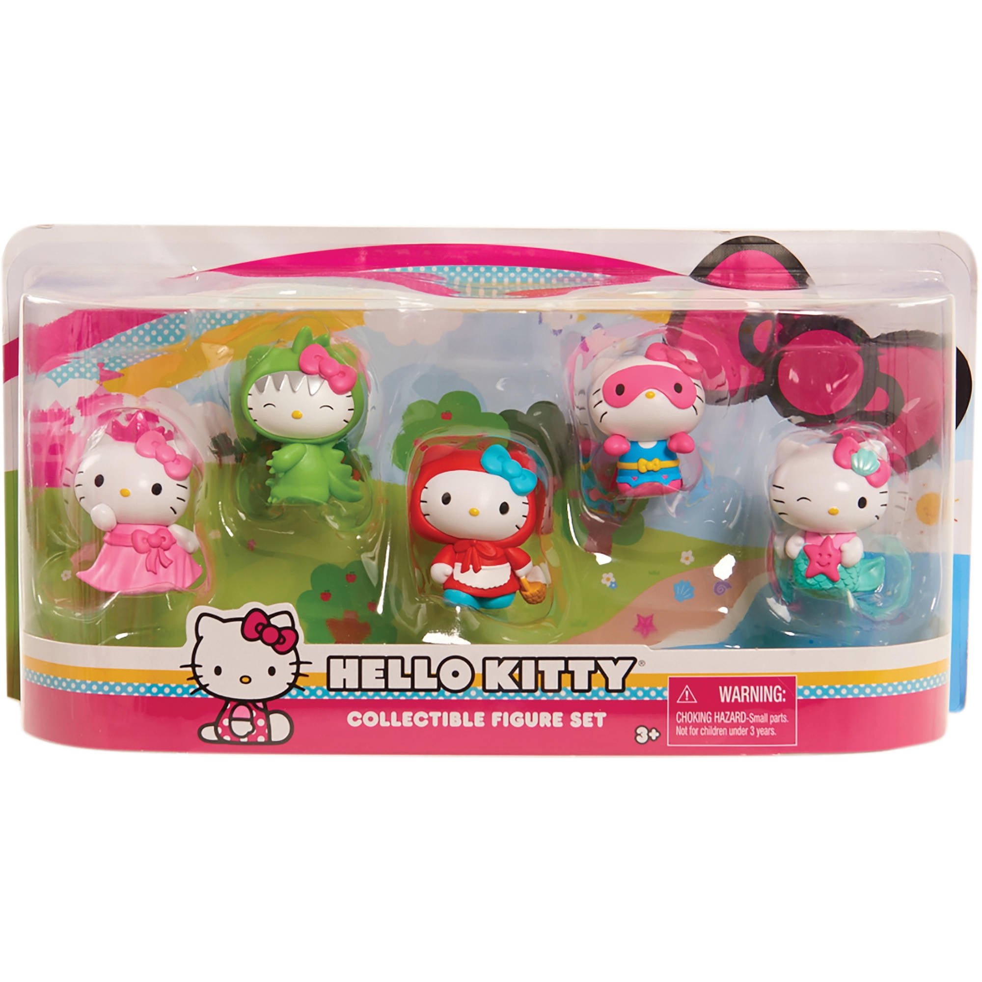 Hello kitty on sale collectible figure set