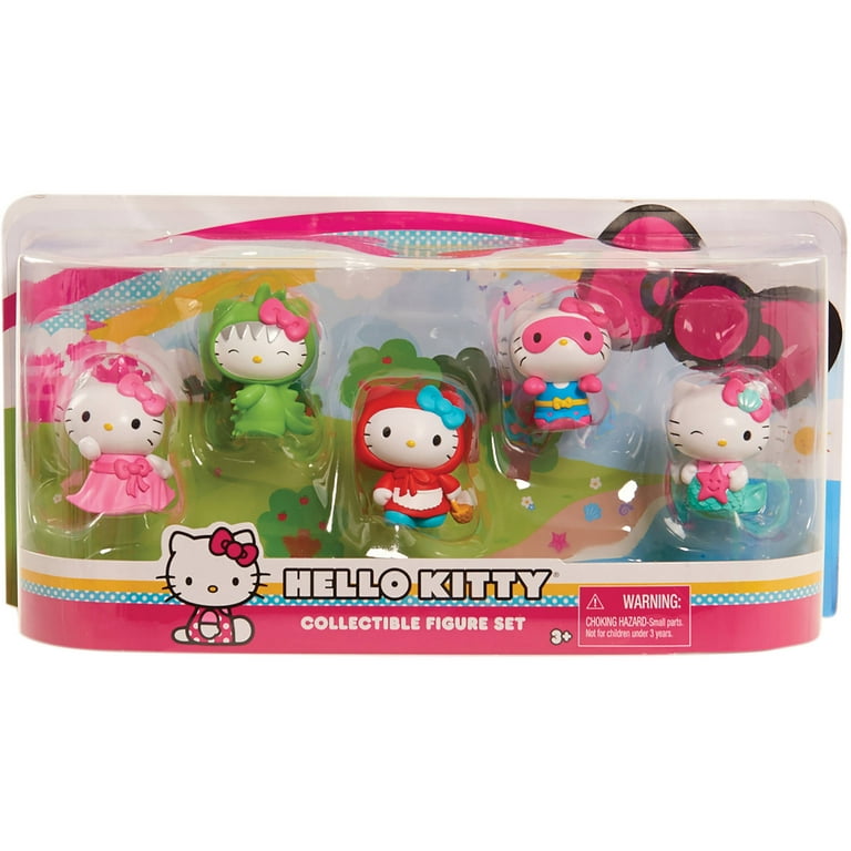 Hello kitty collectible cheap figure set