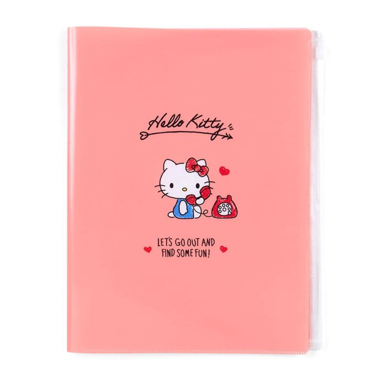 Hello Kitty File Folder with Zipper 6-Pockets Sanrio Japan - Walmart.com