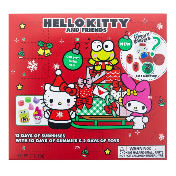 Hello Kitty Finder's Keepers 12 Day Advent Calendar, 2.12 oz