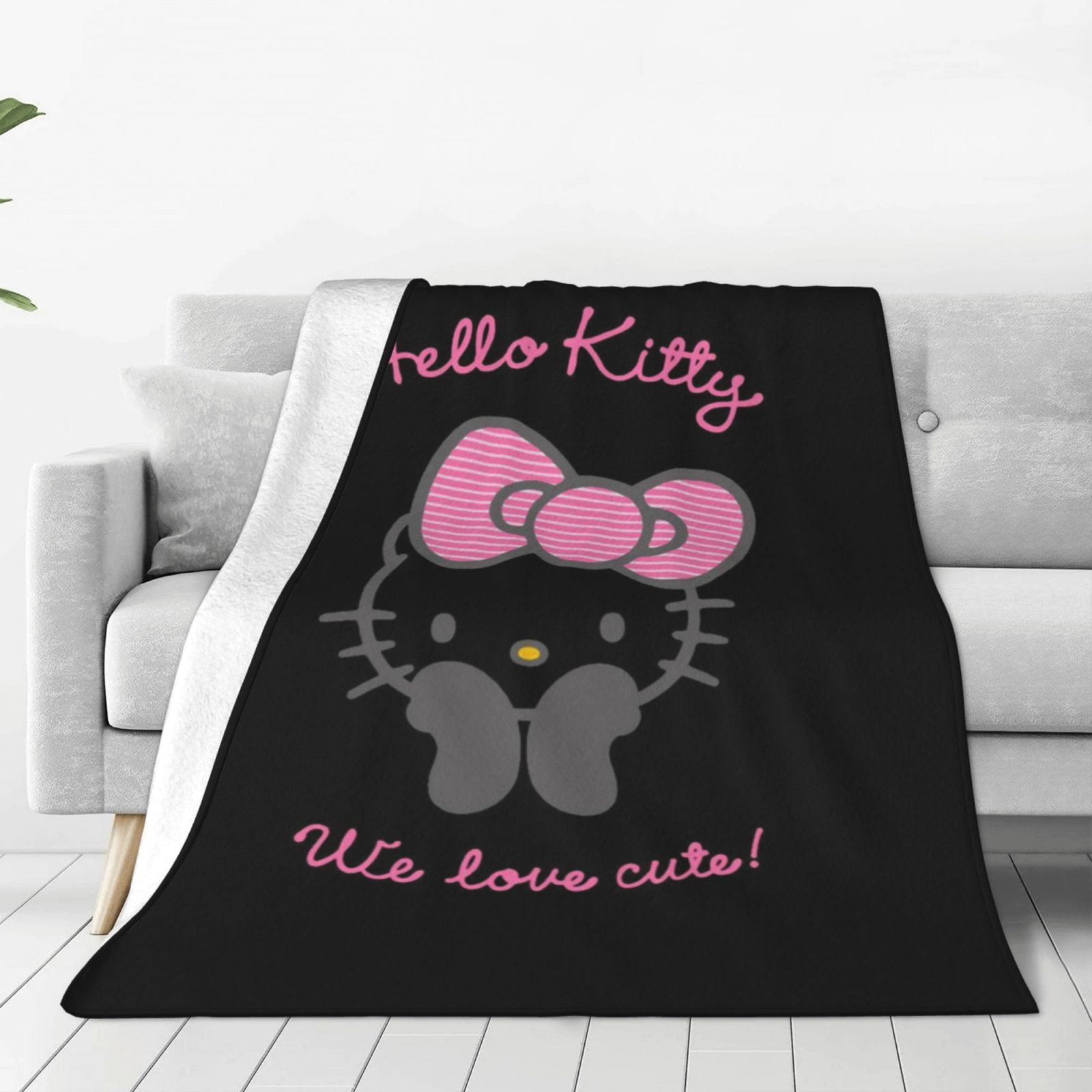 Hello Kitty Fleece Blanket Super Soft Cozy Throw Blanket 40