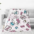 thumbnail image 1 of Hello Kitty Fleece Blanket Super Soft Cozy Throw Blanket 50"X40", Lightweight Fuzzy Comfy Flannel Blanket Warm Plush Throw Blankets For Couch, Sofa, Bed, 1 of 7