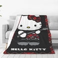thumbnail image 1 of Hello Kitty Fleece Blanket Super Soft Cozy Throw Blanket 80"X60", Lightweight Fuzzy Comfy Flannel Blanket Warm Plush Throw Blankets For Couch, Sofa, Bed, 1 of 7