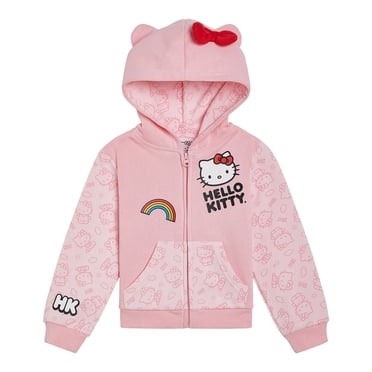 Hello Kitty Fleece Cosplay Pullover Hoodie Toddler to Big Kid