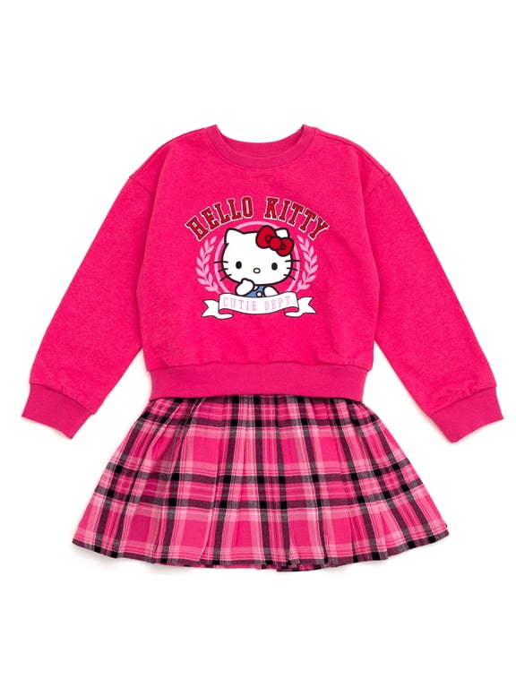 Fleece Flannel Oversized Dress Plaid Toddler to Big Kid