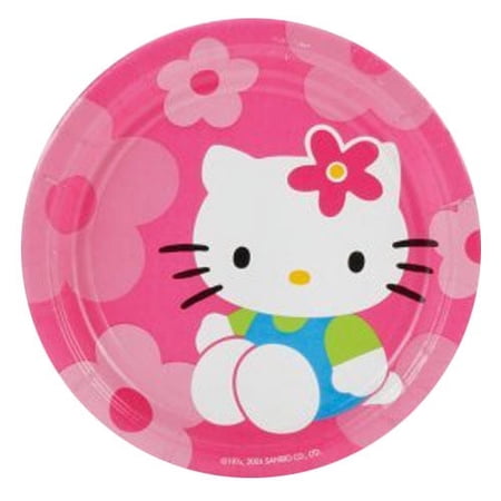 Hello Kitty 'Flower Fun' Small Paper Plates (8ct)
