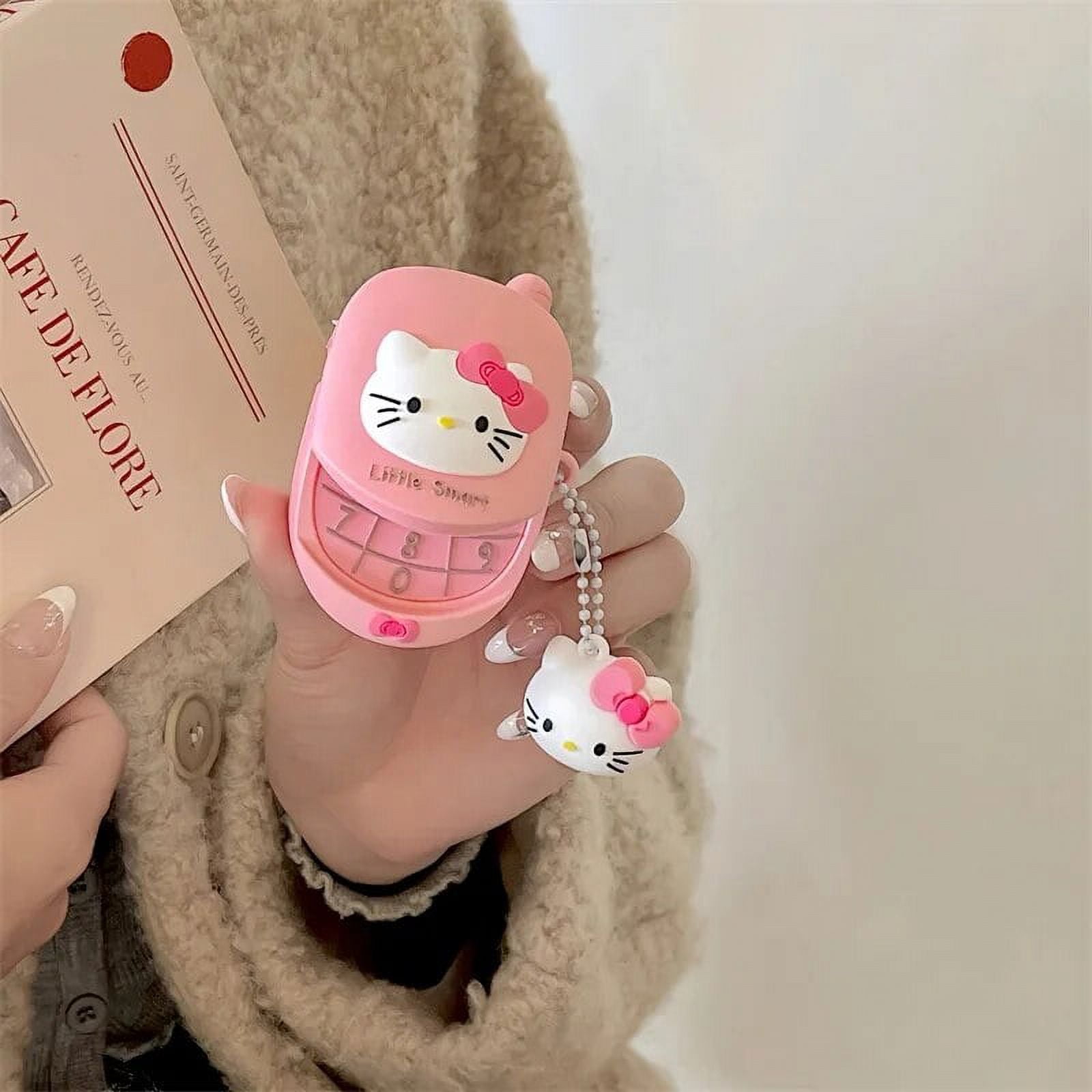Hello Kitty For Airpods Case Pink Phone Style Case For Airpods Pro 2