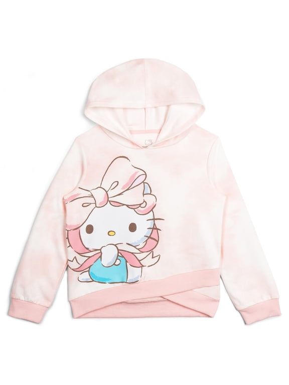 French Terry Pullover Crossover Hoodie Tie Dye Toddler to Big Kid