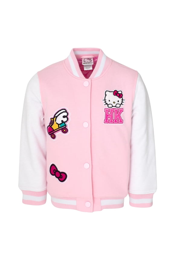 French Terry Varsity Bomber Jacket Little Kid to Big Kid