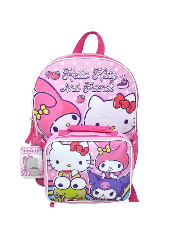 & Friends 16" Shoulder Backpack with Rectangular Lunch Bag