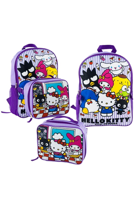 & Friends 16 inches Backpack With Matching Lunch Bag Set- 92669