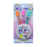 Hello Kitty & Friends 3pk Lip Balm w/ Tin Coin Purse