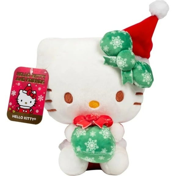 Hello Kitty 8-Inch Plush - Officially Licensed Hello Kitty & Friends - Authentic Limited Edition Collectible Stuffed Animal Toy - Gift for Girls, Boys, Kids & Sanrio Fans