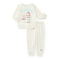 thumbnail image 1 of Hello Kitty and Friends Baby Girls Crewneck Sweatshirt and Joggers Set, 2-Piece, Sizes 0/3M-24M, 1 of 8