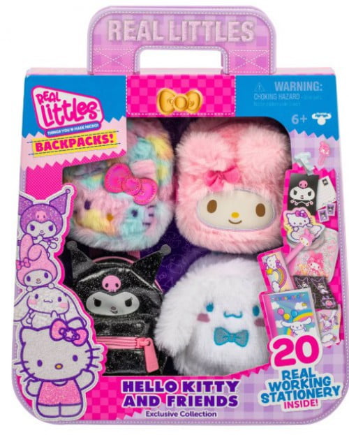 Hello Kitty & Friends Backpacks! Cinnamoroll, Hello Kitty, Kuromi & My Melody 4-Pack