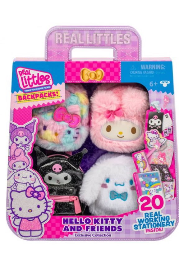 Hello Kitty & Friends Backpacks! Cinnamoroll, Hello Kitty, Kuromi & My Melody 4-Pack