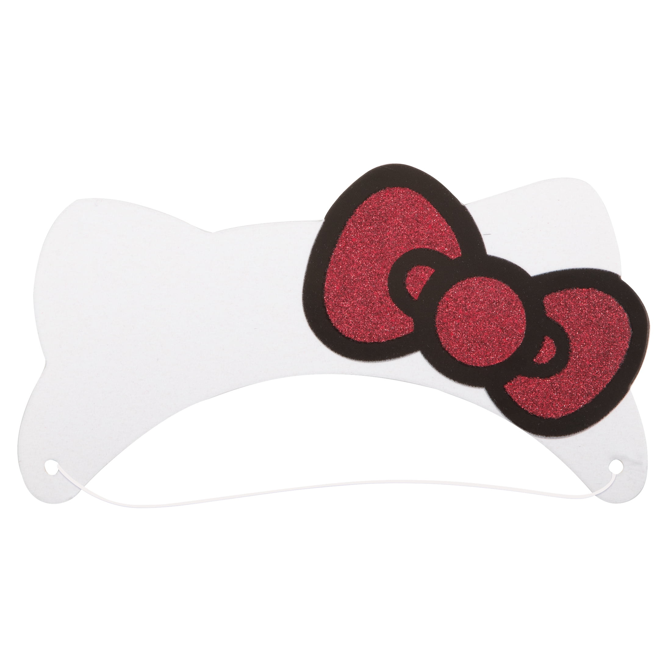 & Friends Bow-Shaped Glitter Paper Headbands, 4ct