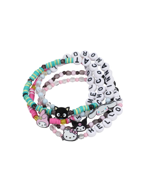 Hello Kitty & Friends Chococat Tradesies Multicolor Plastic Charm Bracelet for Adult Fans