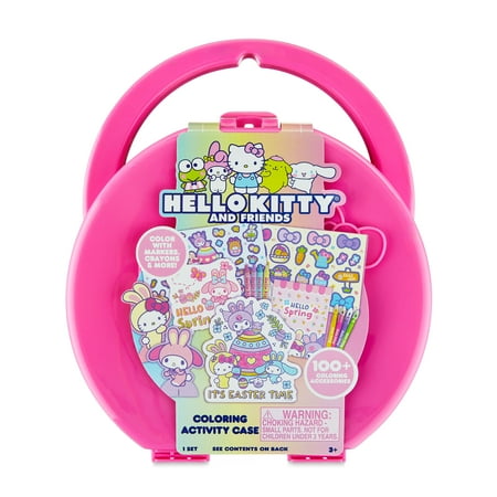 Hello Kitty & Friends Coloring Activity Kit, 15-page Mini Paper Sketchbook, Boys and Girls, Child, Ages 3+