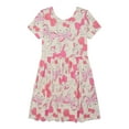 thumbnail image 1 of Hello Kitty Girls Allover Print Dress with Short Sleeves, Sizes 4-12, 1 of 3