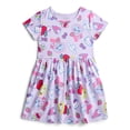 thumbnail image 1 of Hello Kitty and Friends Girls' Allover Print Dress with Short Sleeves, Sizes 4-12, 1 of 3