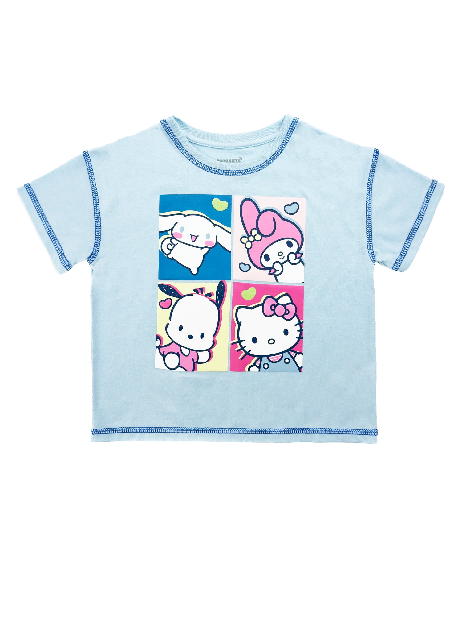 T-shirt graphique Hello Kitty® pour petite fille - aqua
