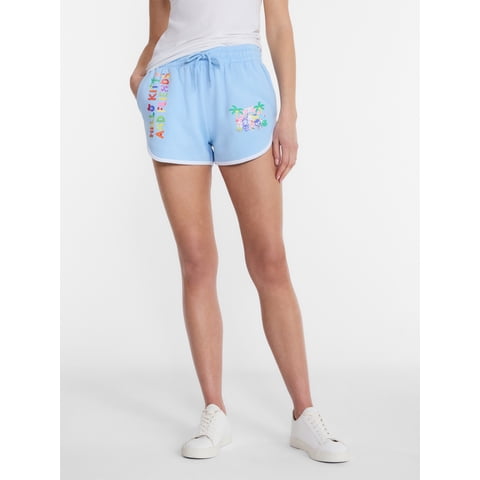 and Friends Women's Graphic Fleece Dolphin Shorts, Sizes XXS-XXL