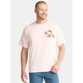 thumbnail image 1 of Hello Kitty & Friends Men's and Big Men's Front Back Graphic Tee with Short Sleeves, Sizes S-3XL, 1 of 5