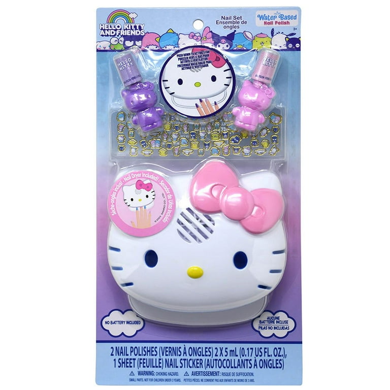 Hello Kitty & Friends Nail Dryer Set on Card - Walmart.com